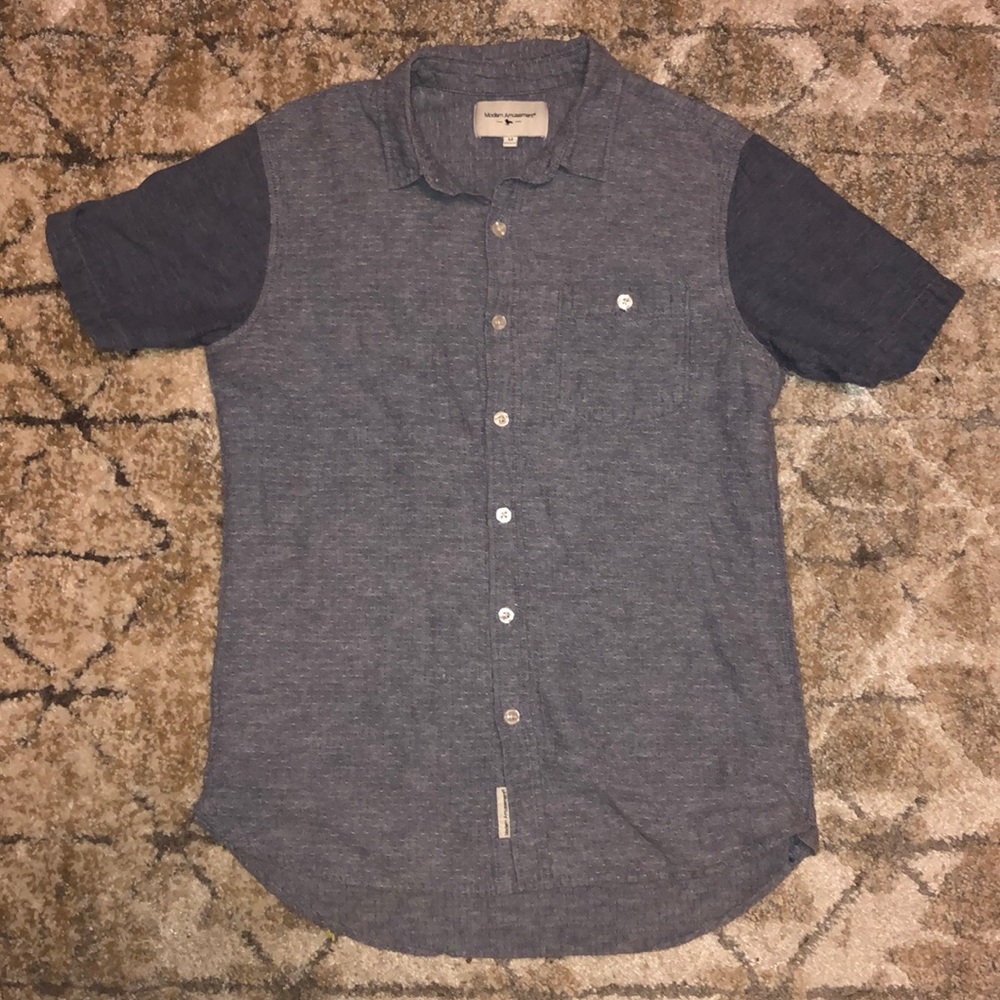Modern Amusement Button Up